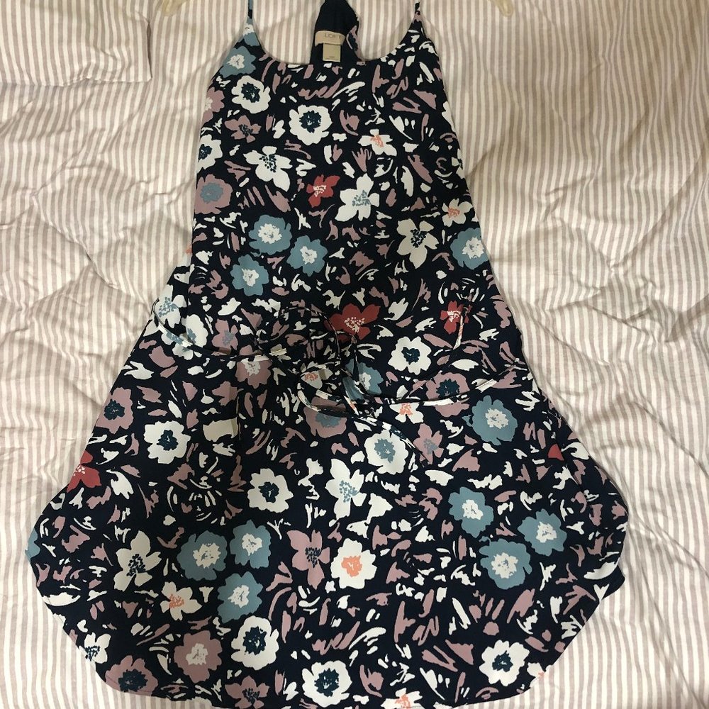 LOFT floral dress size XSP